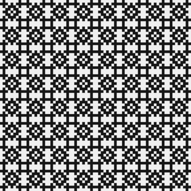 Noktalı siyah beyaz desen, logo üretken hesaplama, sanat illüstrasyonu 