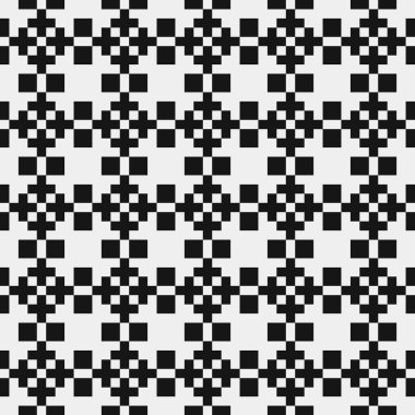 Siyah ve beyaz soyut desen, logo üretken hesaplama, sanat illüstrasyonu 