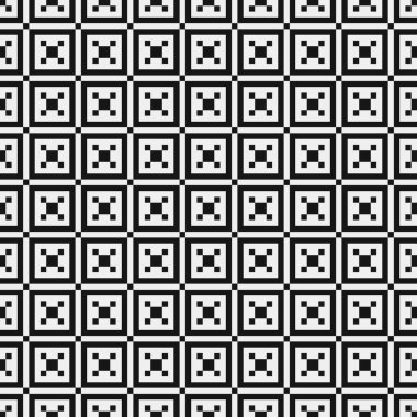 Siyah ve beyaz soyut desen, logo üretken hesaplama, sanat illüstrasyonu 