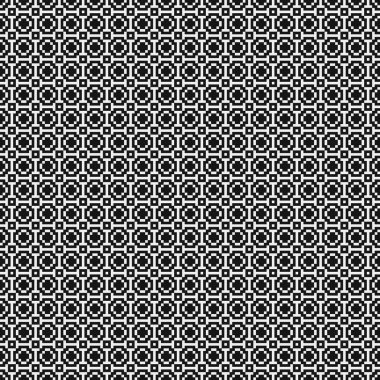 Noktalı siyah beyaz desen, logo üretken hesaplama, sanat illüstrasyonu 