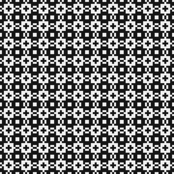 Noir Blanc Motif Abstrait Pois Logo Génératif Illustration Art — Image vectorielle