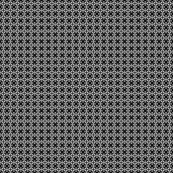 Black White Abstract Pattern Dots Logo Generative Computational Art Illustration — 스톡 벡터