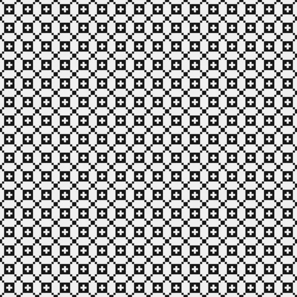 Padrão Abstrato Preto Branco Com Pontos Logo Generativo Computacional Ilustração — Vetor de Stock