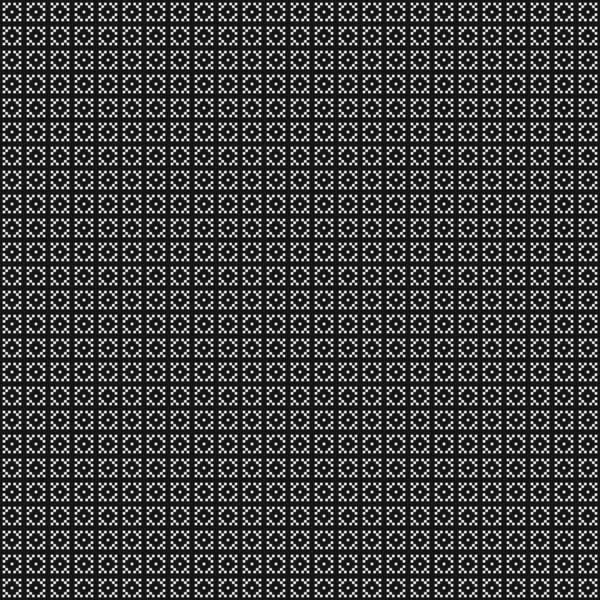 Czarno Biały Abstrakcyjny Wzór Kropkami Logo Generative Computational Ilustracja Sztuki — Wektor stockowy