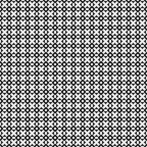 Black White Abstract Pattern Dots Logo Generative Computational Art Illustration — 스톡 벡터