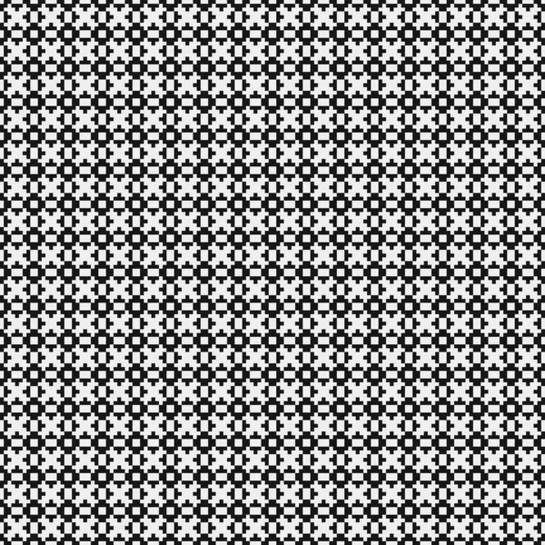 Noir Blanc Motif Abstrait Pois Logo Génératif Illustration Art — Image vectorielle