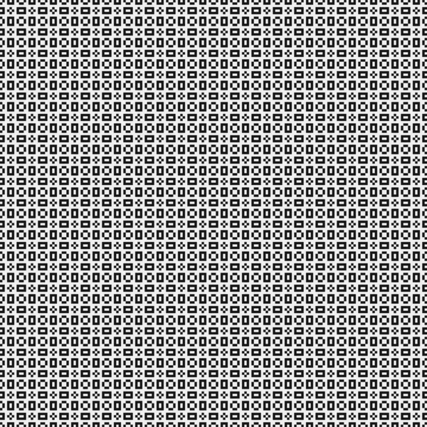 Nahtloses Muster Schwarz Weißer Geometrischer Formen — Stockvektor