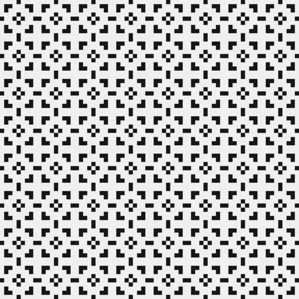 黑白抽象图案 标志生成计算 艺术图解 — 图库矢量图片