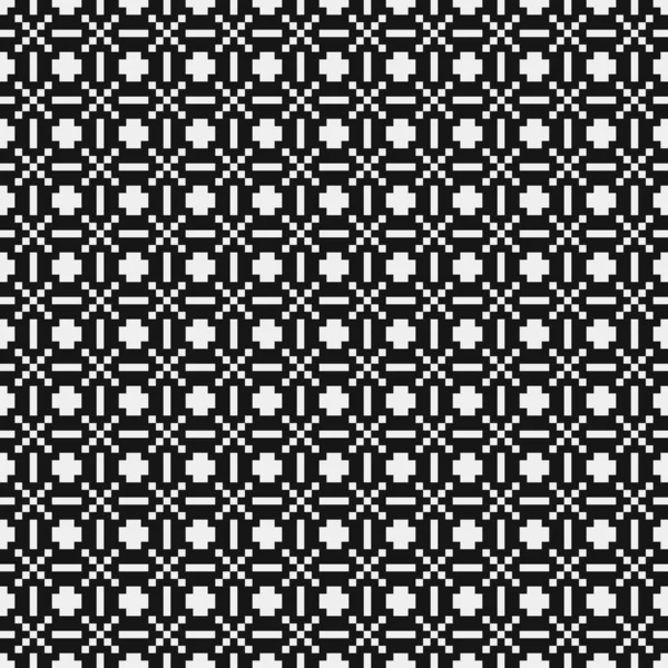Zwart Wit Abstract Patroon Met Stippen Logo Generatieve Computationele Kunst — Stockvector