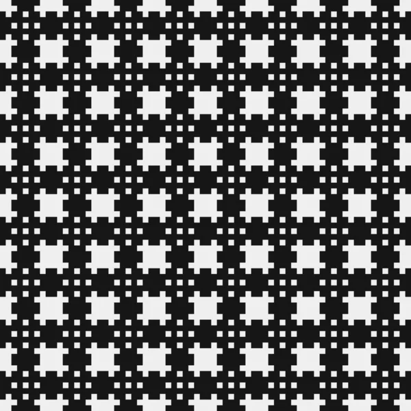 Patrón Abstracto Blanco Negro Con Puntos Logo Generativo Computacional Ilustración — Archivo Imágenes Vectoriales