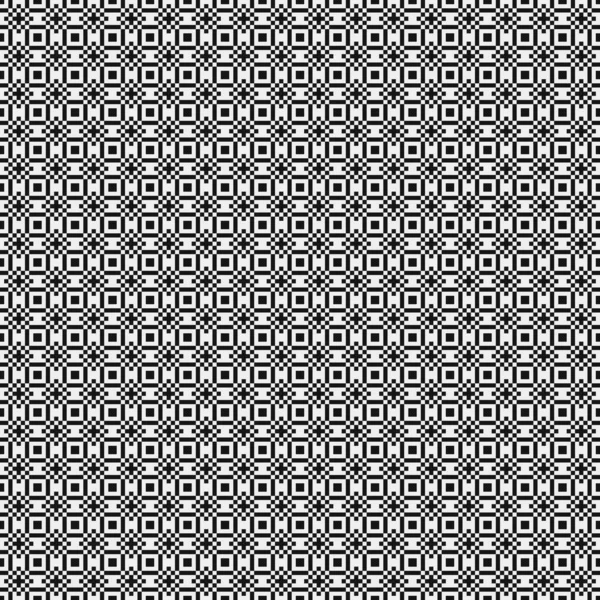 Black White Abstract Pattern Dots Logo Generative Computational Art Illustration — 스톡 벡터