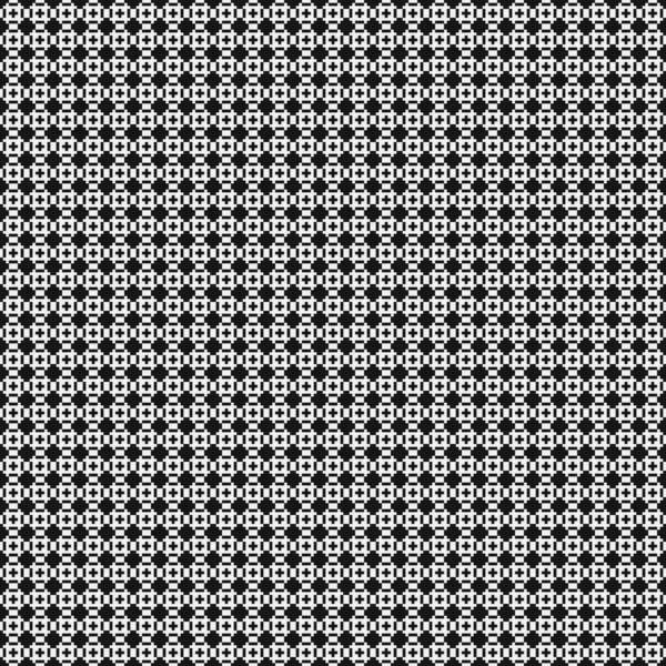 Černobílý Abstraktní Vzor Logo Generativní Výpočetní Výtvarná Ilustrace — Stockový vektor