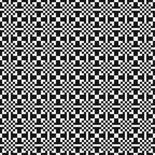 Zwart Wit Abstract Patroon Logo Generatieve Berekening Illustratie Van Kunst — Stockvector