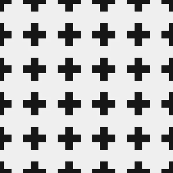 Patrón Sin Costuras Con Formas Geométricas Blanco Negro Ilustración Vectorial — Vector de stock