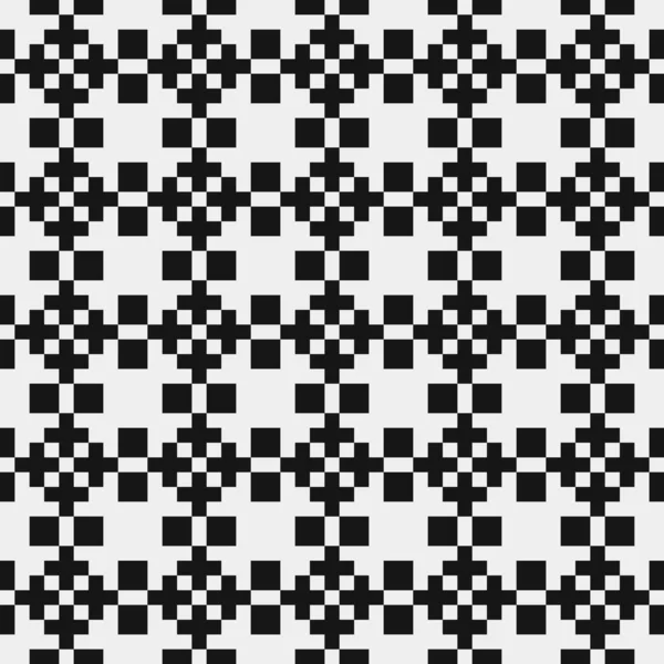 Sort Hvid Abstrakt Mønster Logo Generativ Beregningsmæssige Kunst Illustration – Stock-vektor