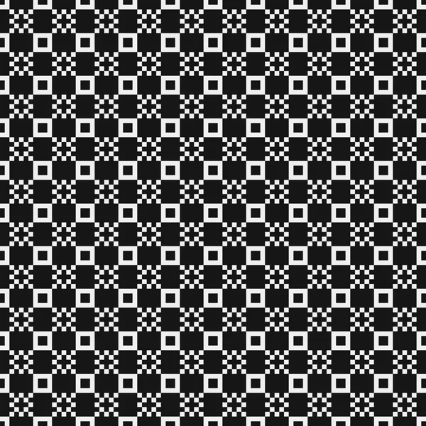 Black White Abstract Pattern Dots Logo Generative Computational Art Illustration — 스톡 벡터