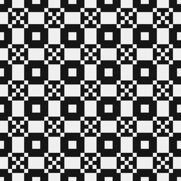 Černobílý Abstraktní Vzor Logo Generativní Výpočetní Výtvarná Ilustrace — Stockový vektor