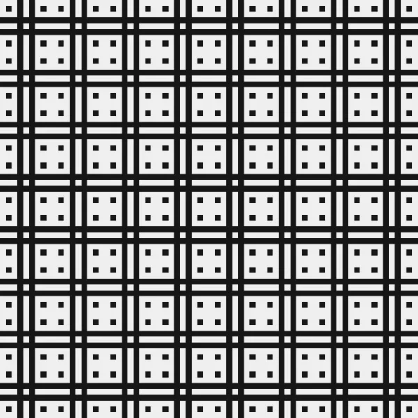 Black White Abstract Pattern Dots Logo Generative Computational Art Illustration — 스톡 벡터