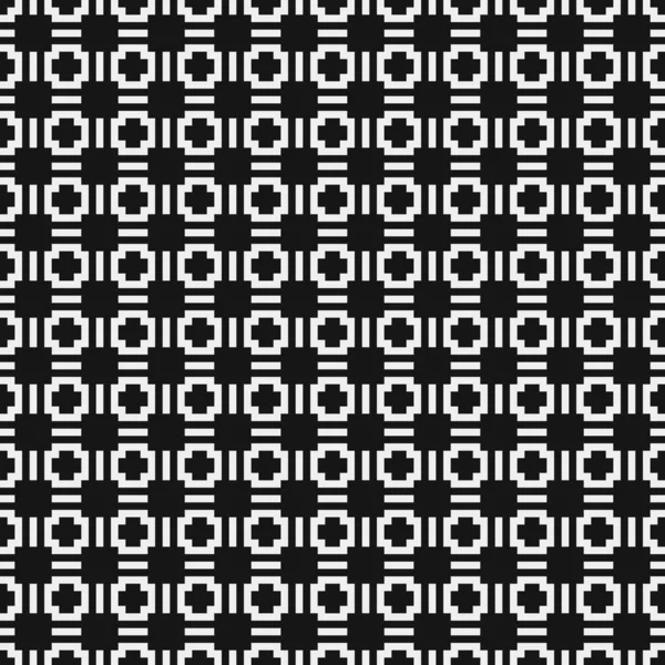 Noir Blanc Motif Abstrait Pois Logo Génératif Illustration Art — Image vectorielle