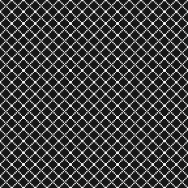 Soyut siyah ve beyaz süs desenli vektör çizimi