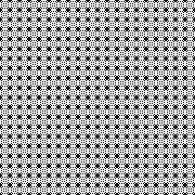 Soyut siyah ve beyaz süs desenli vektör çizimi