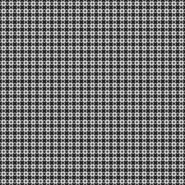 Soyut siyah ve beyaz süs desenli vektör çizimi