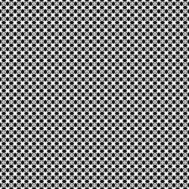 Soyut siyah ve beyaz süs desenli vektör çizimi