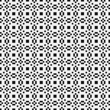 Soyut Çapraz Düzen. Noktalı arka plan. Geometrik Vektör İllüstrasyonu