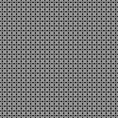 Soyut siyah ve beyaz süs desenli vektör çizimi