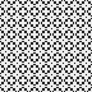 Siyah ve beyaz soyut desen, logo üretken hesaplama, sanat illüstrasyonu 