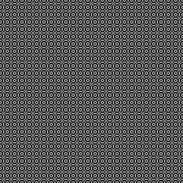 Abstract Zwart Wit Ornamentpatroon Vector Illustratie — Stockvector