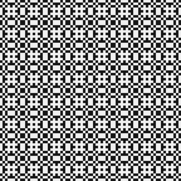 Abstrakte Schwarz Weiß Vektorzeichnung Ornamentaler Muster — Stockvektor