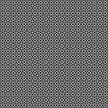 Soyut siyah ve beyaz süs desenli vektör çizimi