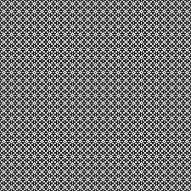 Soyut siyah ve beyaz süs desenli vektör çizimi