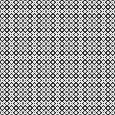 Soyut siyah ve beyaz süs desenli vektör çizimi