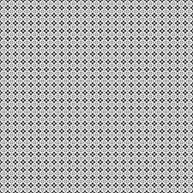 Soyut siyah ve beyaz süs desenli vektör çizimi