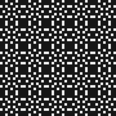 Soyut siyah ve beyaz süs desenli vektör çizimi