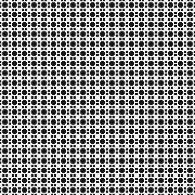 Noktalı siyah ve beyaz haç desenleri üretici sanat çizimleri