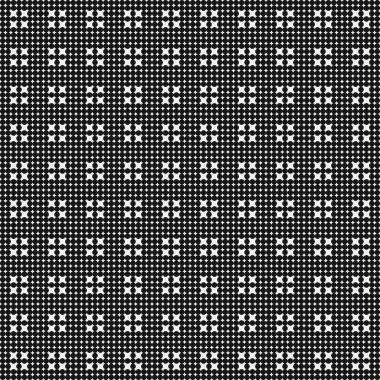 Soyut çapraz desenli logo üretken hesaplama sanatı çizimi