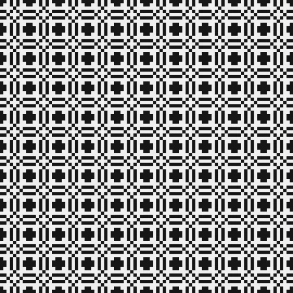 Ilustración Abstracta Del Vector Patrón Ornamental Blanco Negro — Archivo Imágenes Vectoriales