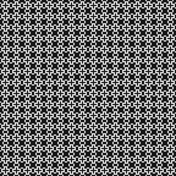 Ilustración Abstracta Del Vector Patrón Ornamental Blanco Negro — Vector de stock