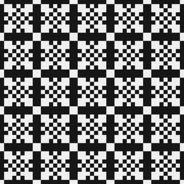 Ilustración Abstracta Del Vector Patrón Ornamental Blanco Negro — Archivo Imágenes Vectoriales