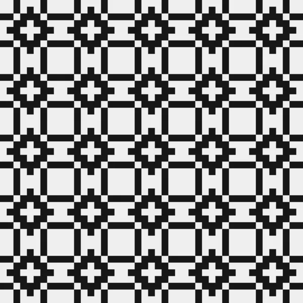 Czarno Biały Wzór Abstrakcyjny Logo Generative Computational Ilustracja Sztuki — Wektor stockowy