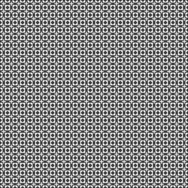 Patrón Sin Costuras Formas Geométricas Blanco Negro Ilustración Del Vector — Archivo Imágenes Vectoriales