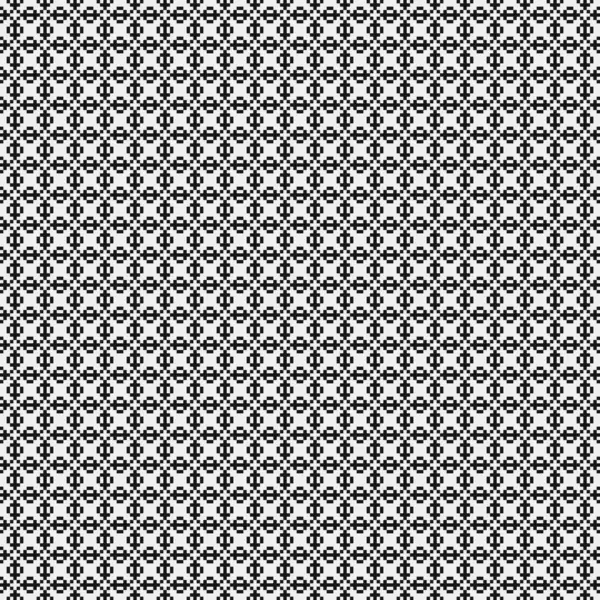 Illustration Vectorielle Abstraite Motif Ornemental Noir Blanc — Image vectorielle