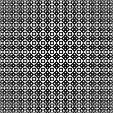 Soyut siyah ve beyaz süs desenli vektör çizimi