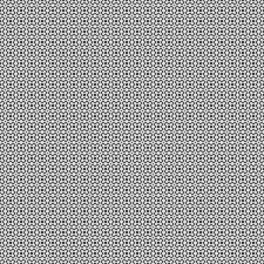 Soyut siyah ve beyaz süs desenli vektör çizimi