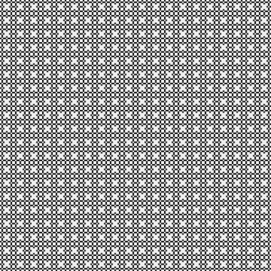 Soyut siyah ve beyaz süs desenli vektör çizimi