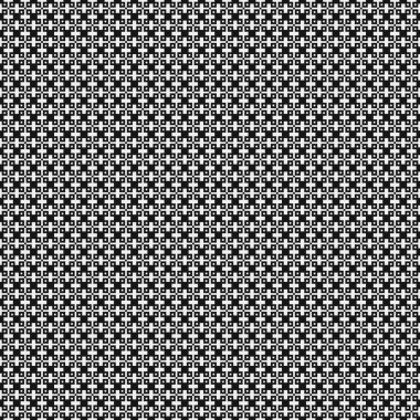 Noktalı siyah ve beyaz haç desenleri üretici sanat çizimleri