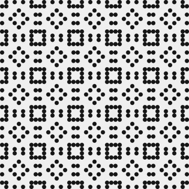 Soyut Çapraz Düzen. Noktalı arka plan. Geometrik Vektör İllüstrasyonu
